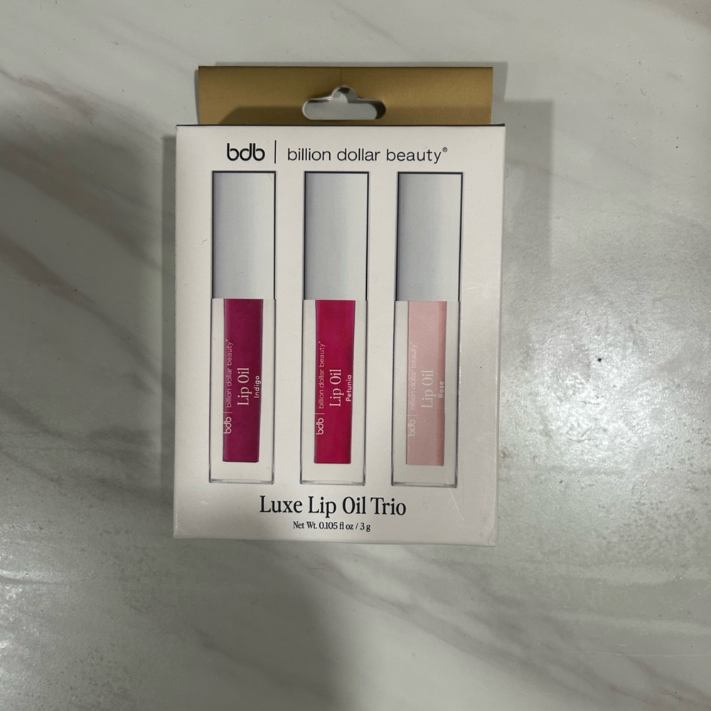 BDB Lux Lip Oil Trio in Pink Hues